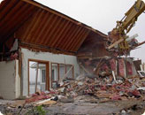 Demo of Existing Home into Dumpsters & Hauled Away