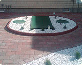 Another style we landscaped after installing septic
