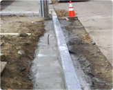 Sidewalk Curbing