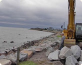 Seawall Reinforcement & Hauled Away